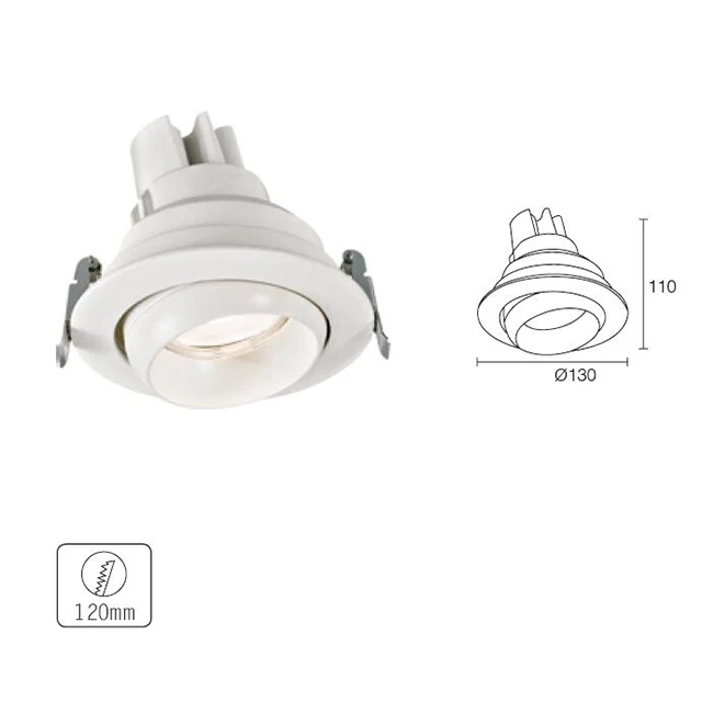 
25W Round LED Ceiling Spotlights, Spotlight LED, Recessed Indoor ceiling LED Spotlight 