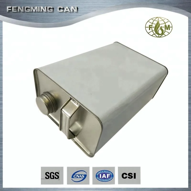 Petrol Use and Metal Material Jerry Cans 4L metal paint cans for motor oil packaging