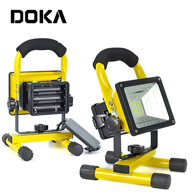 
High Lumen Portable Color Changing Outdoor Floodlight Rechargeable 50w Led Flood Light 
