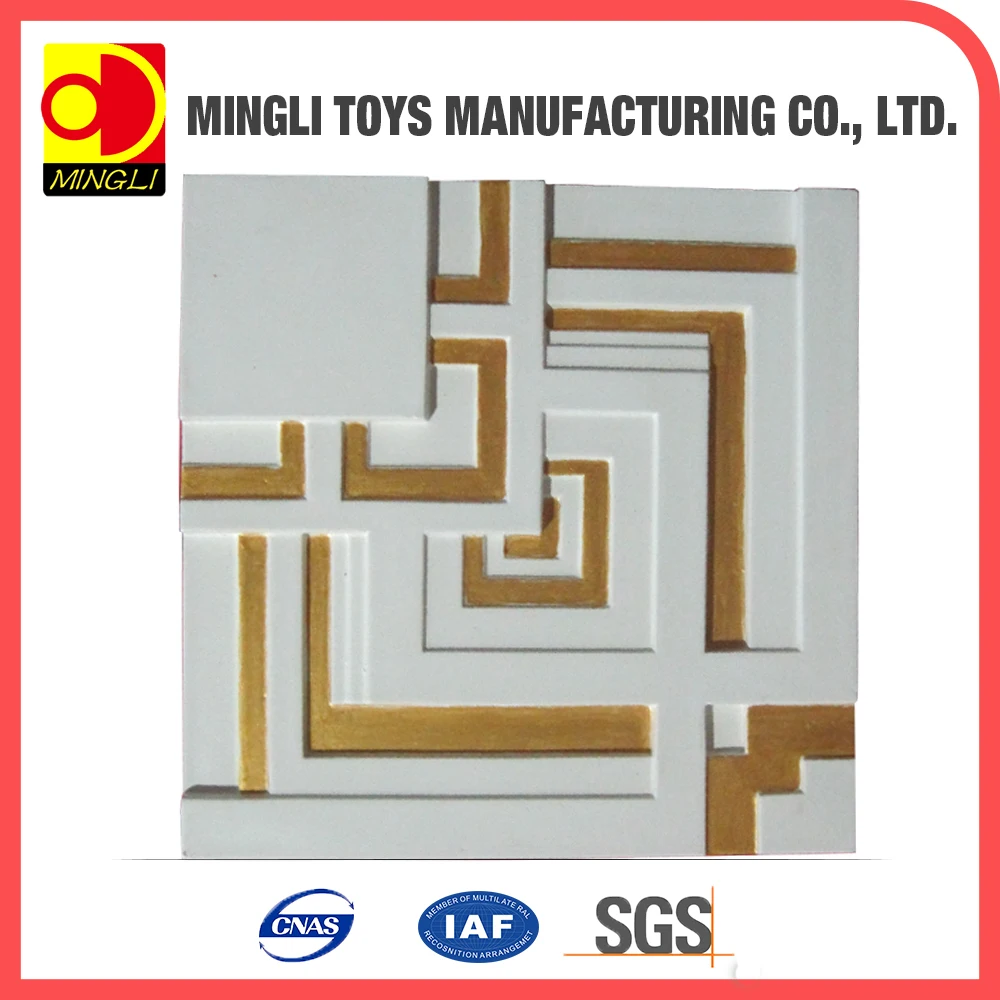 Новый дизайн 3d гипс декоративная панель стены