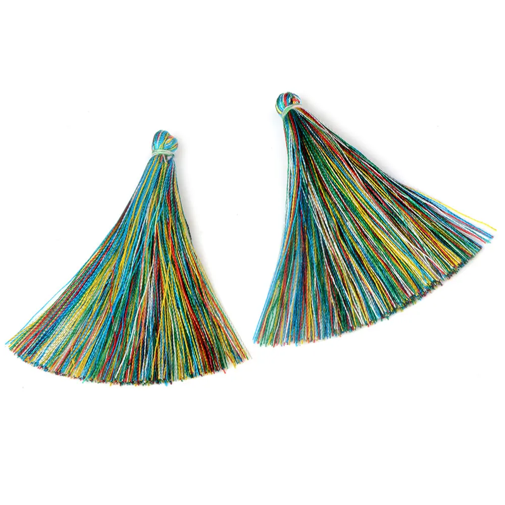 Wholesale Chanfar 6.5CM Silk Tassel for Earring Jewelry Finding Accessory