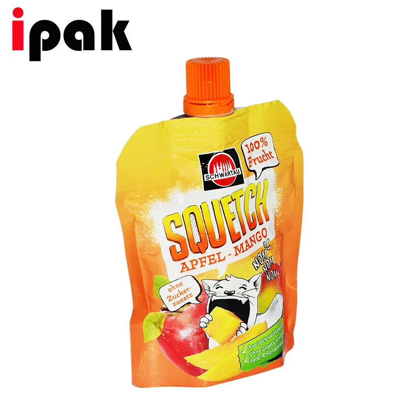 Custom Doy Pack Stand up 500ml Shampoo Packaging Pouch with Spout Customized Free Stock Samples Offered Express Sea or Air IPAK