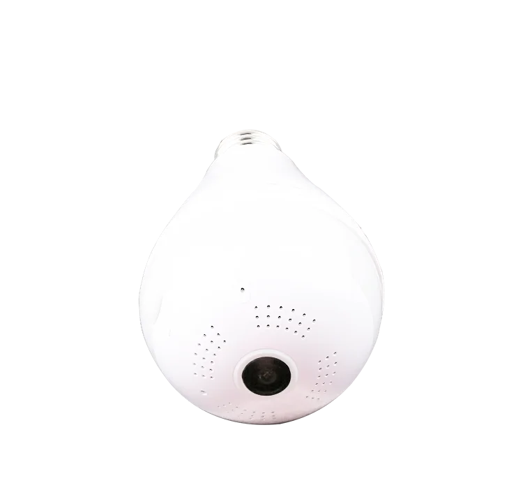 
2MP Home Wifi Security Fisheye Lens Panoramic Camera CCTV Hidden Light Bulb Camera 