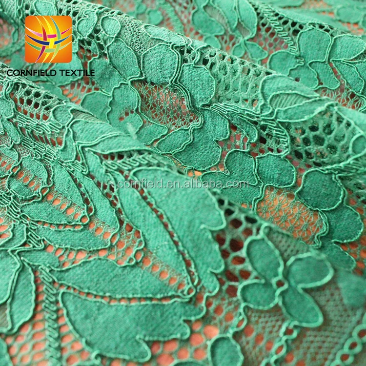 Top quality polyester french lace fabric manufacturer