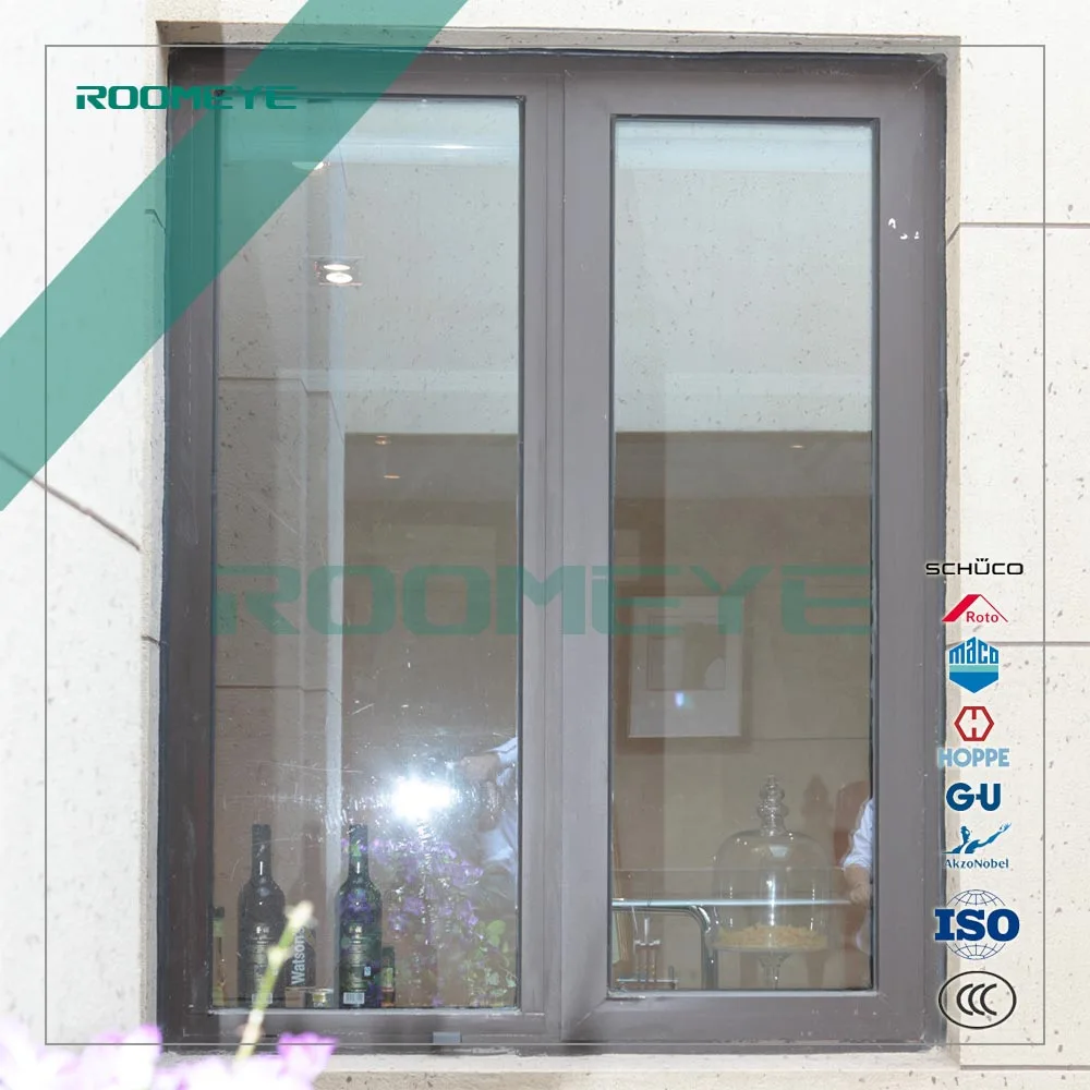 Australian standard double glazed Aluminium alloy frame Chain winder window