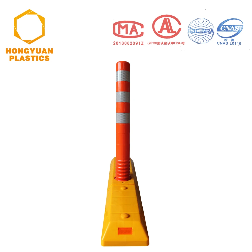 
2017 New Items Traffic Safety Products Recovery Extensible Road Separator Lane Divider With Warning post 