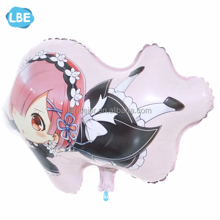 New Custom Anime Figure Helium Foil Princess Balloon