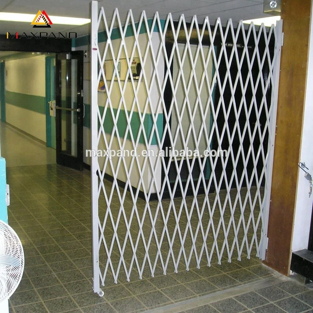 Maxpand Construction Iron Grill Gate Expandable Security Gate Design