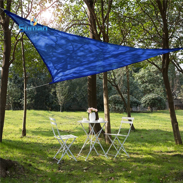 
Hot Sales HDPE Blue Color 4x6M Sun Shade Sail in stock Packing in Cartons 