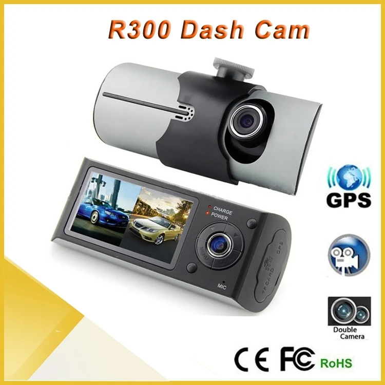 Promotion Separate Cameras Video Registration 1080p Manual Car Camera hd dvr with External GPS Tracker