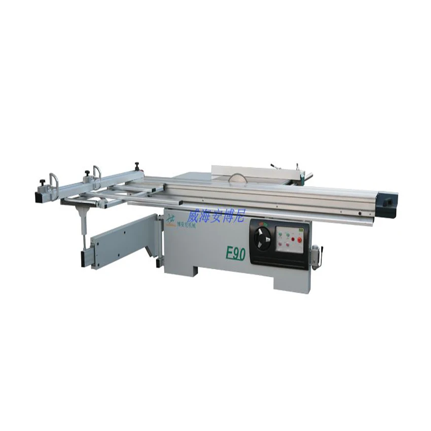 F90 precision sliding table saw wood cutting machine