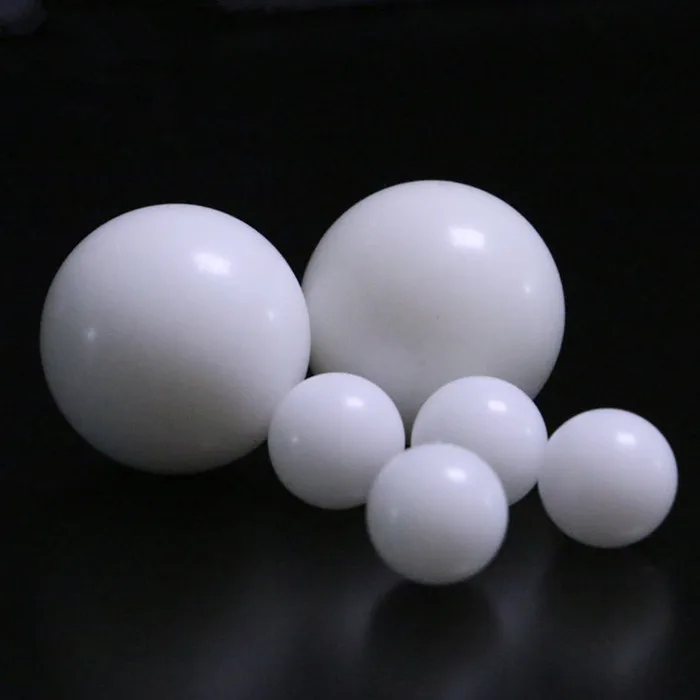 High quality plastic ball 15mm 16mm 17.27mm 19.05mm 20mm 25.4mm 38.1mm  white solid POM plastic balls for slide