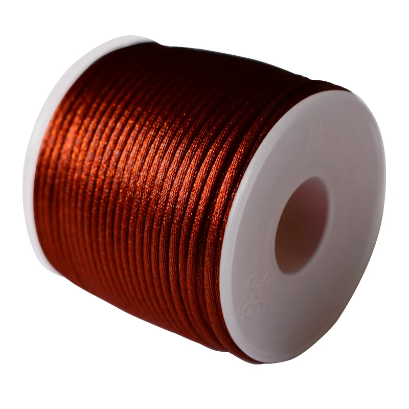 LONGJIE wholesale 24 colors 2mm nylon silk cord for bracelet