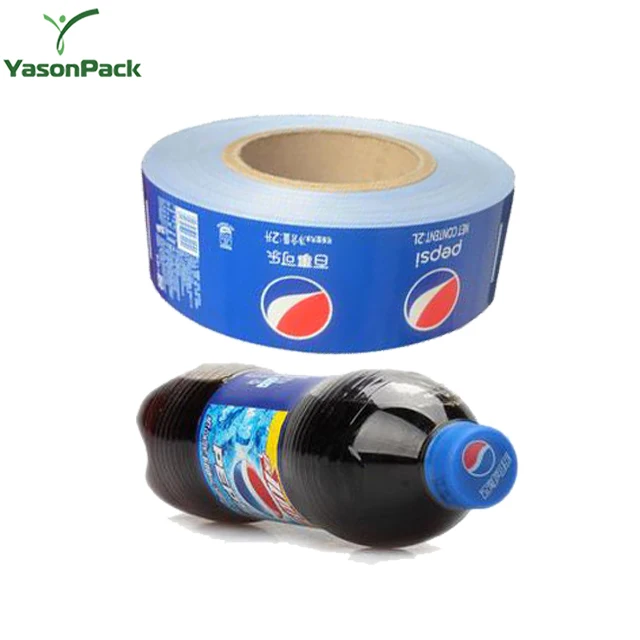 Pvc heat shrink bags 40u pet shrink wrap labes bath foam labels bottle printing shrink sleeve for fruit juice