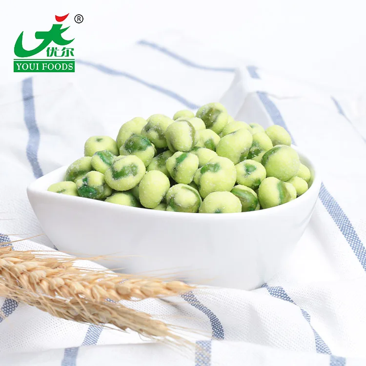 High quality  fried kosher  salted green peas snacks for sale