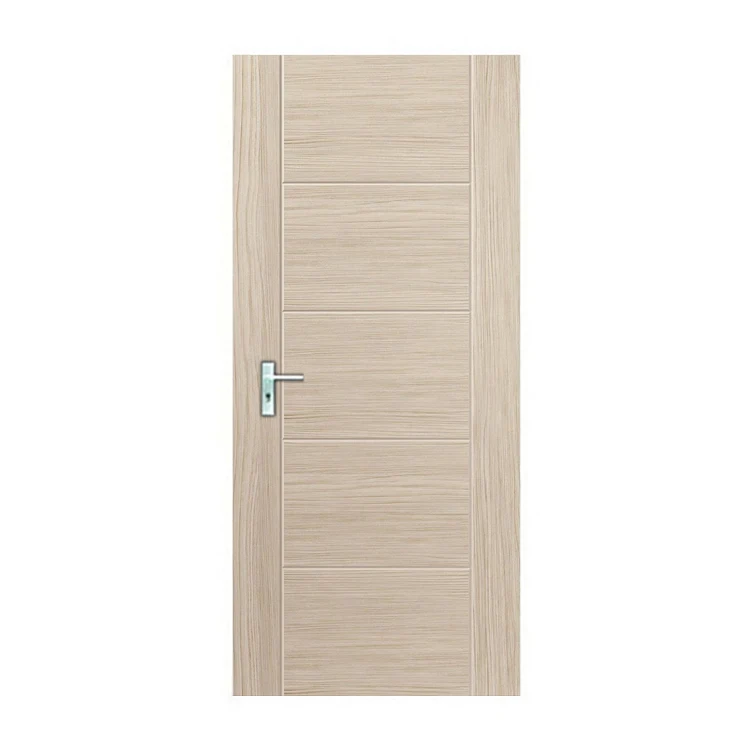 Factory Direct Sale Best Price Vancouver Oak 5 Panel Style Flush Door Prefinished Oak Timber Doors