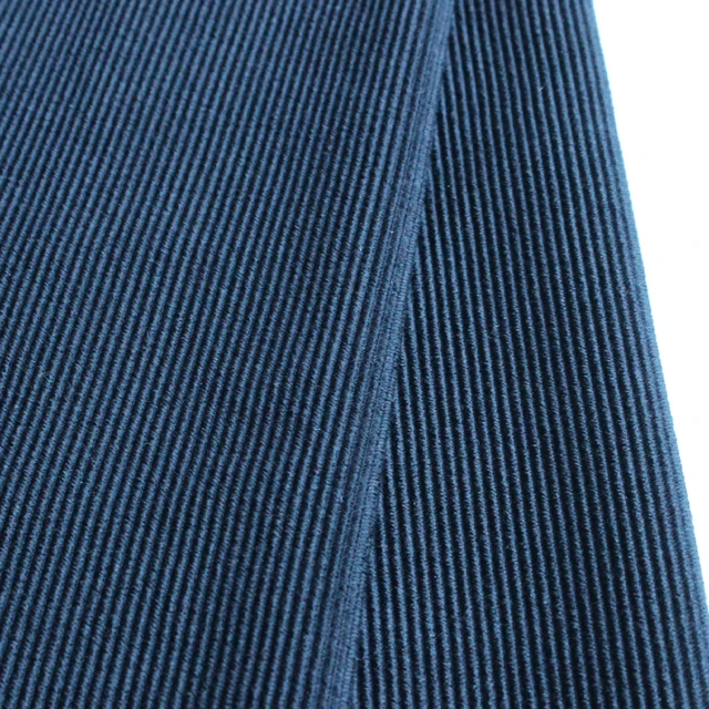 Warp Knitted Solid Customized Color Polyester Car Seat Corduroy Upholstery Fabric