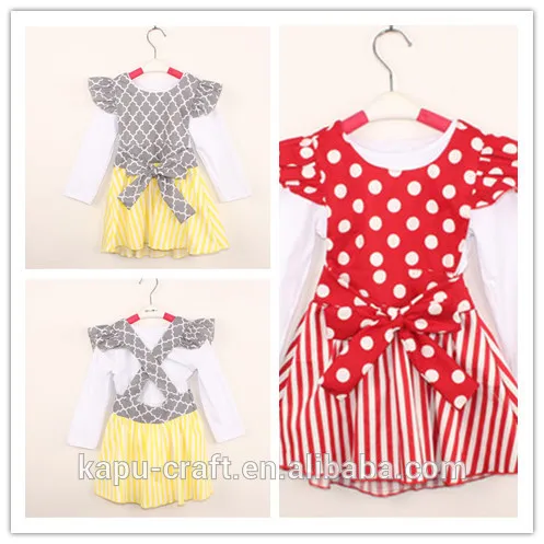оптовая корея стиль ребенок копчения платье