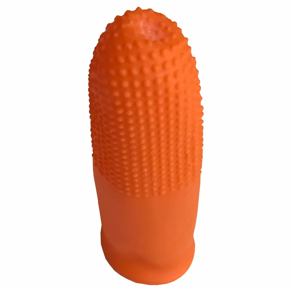 2017 Cheap Hot Sale Best Quality Orange Anti-slip ESD Rubber Latex silicone Power Free Finger Cots