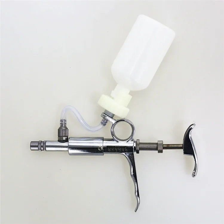 5ml veterinary automatic vaccinator syringe for poultry livestock vaccine pistol