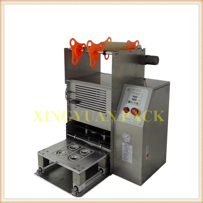 
Semi Automatic Flat rim plastic cup sealer/Plastic Cup Sealing Machine 