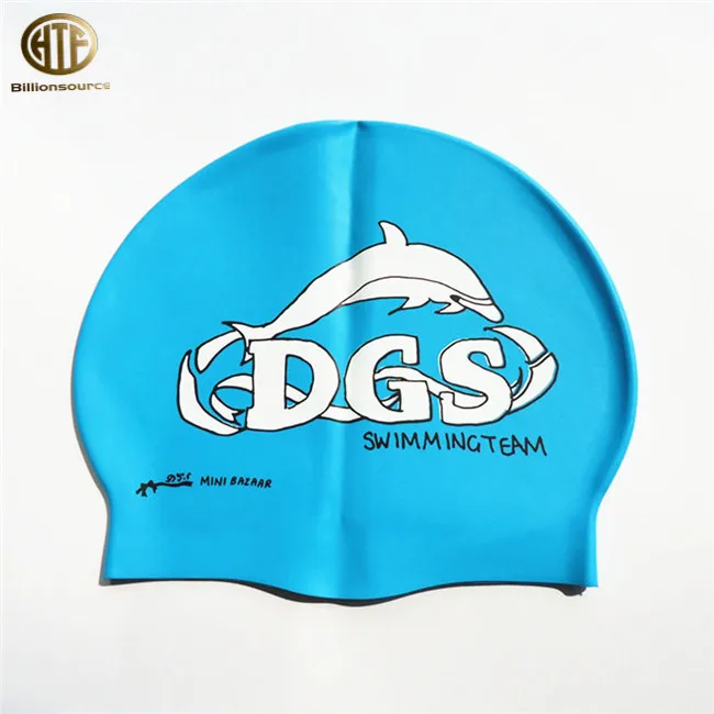 2021 factory price Colorful fashion custom Blank Silicone Swim Caps without logo