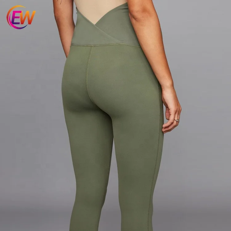 Wholesale Custom High Waist Stretch Fit Belly Maternity Activewear