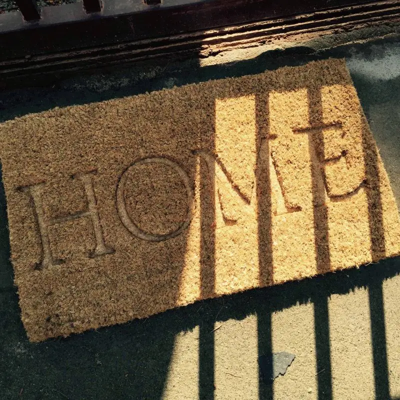 High Non Brush Coconut Fiber Coco Koko Cocoa Hollander Doormats Outdoor Rubberized Coir Brush Door Mat