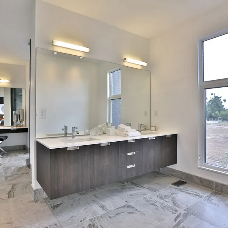 Bamboo used bathroom vanity base cabinets