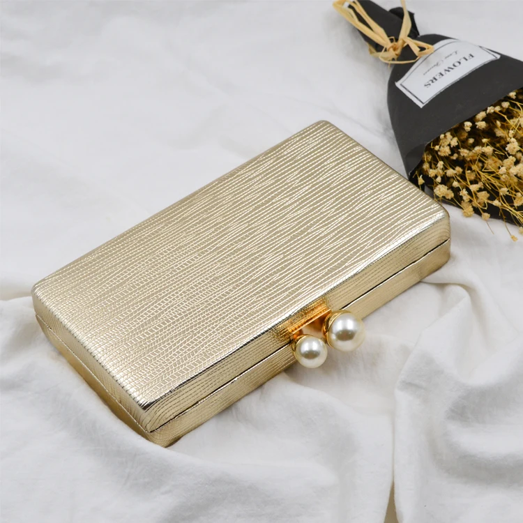 Acrylic Luxury Gold Color Clutch box Evening Party Bag Women lady ladies girl Purse bags wholesale