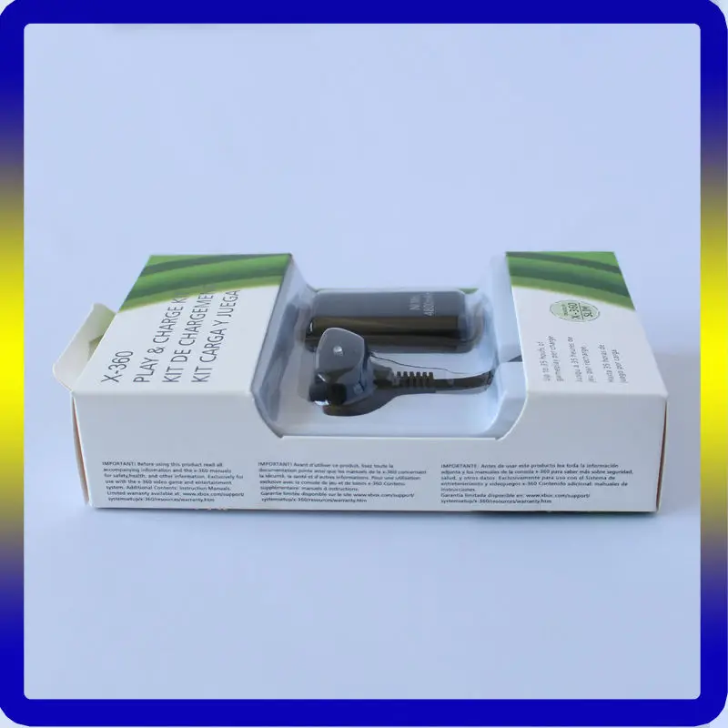 2 in 1 Rechargeable controller battery pack for XBOX 360 Slim