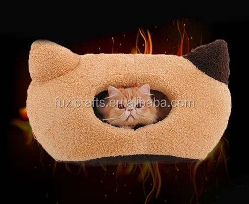 
new arrival pet products cute cat ear shape large size breathable luxury cat bed ,Janpanese Ger winter warm pet house 