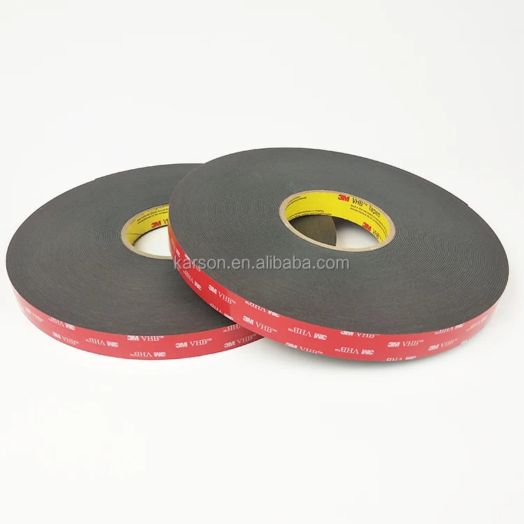 stock hot sale 3M brand V HB 5952 black double sided acrylic adhesive foam tape for die cutting