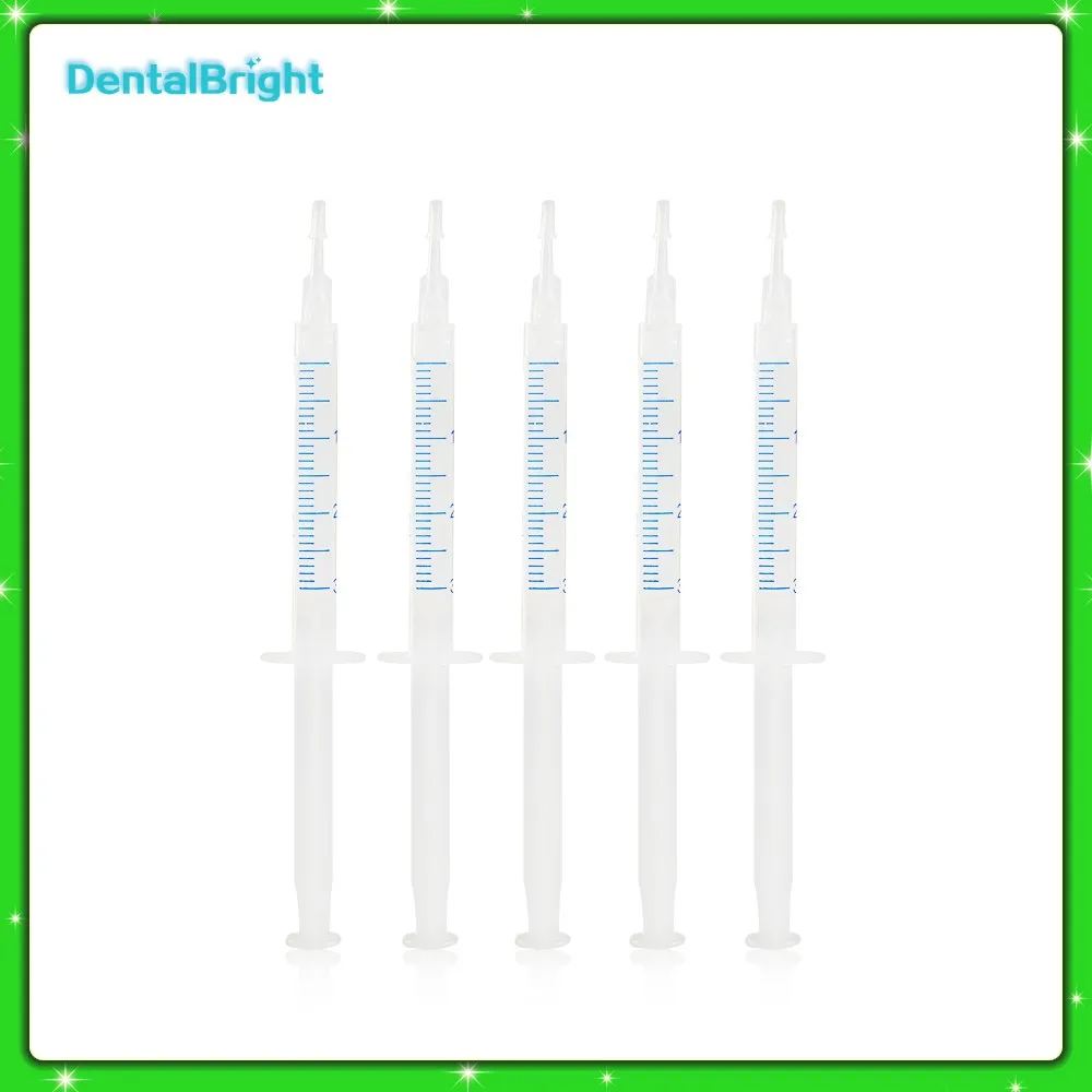 
Teeth Bleaching Gel Syringe - Hydrogen Peroxide / Carbamide Peroxide / Non-Peroxide 
