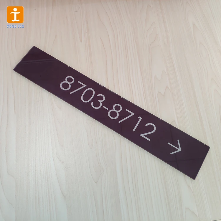 Plexiglass Acrylic Panel Recognition Sign For Business Bio Brief Intro Printing Acrylic Display Clear Acrylic UV Printing