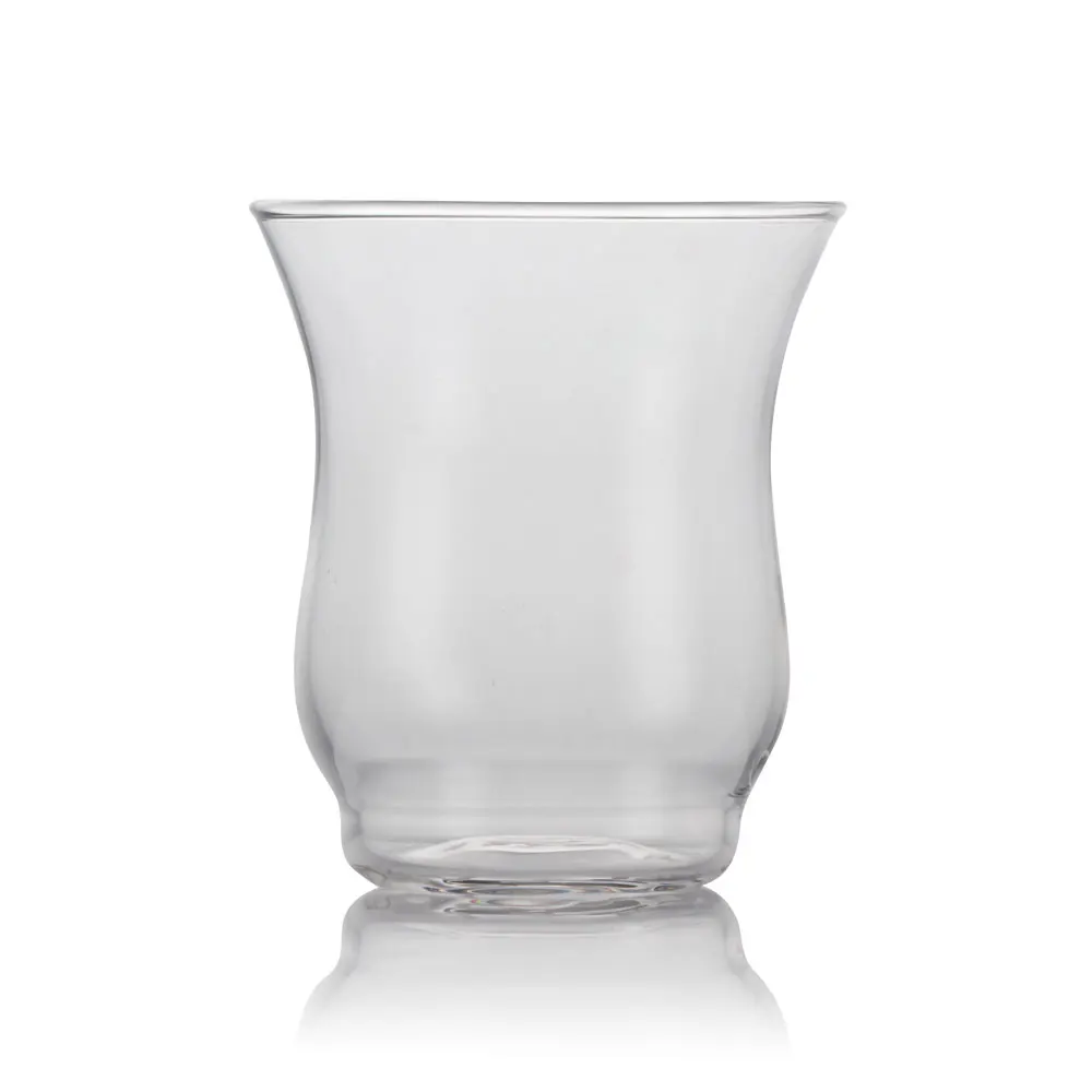 clear 30cm tall glass hurricane candle holders