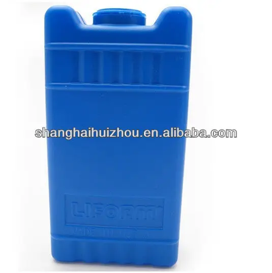 Wholesale high quality hard plastic ice pack reusable hard ice block gel ice pack for cooler bag