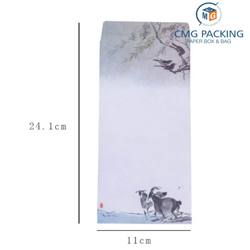 wholesale Custom Vintage Chinese Style Envelopes Cute Flower Writing Paper Letter envelope