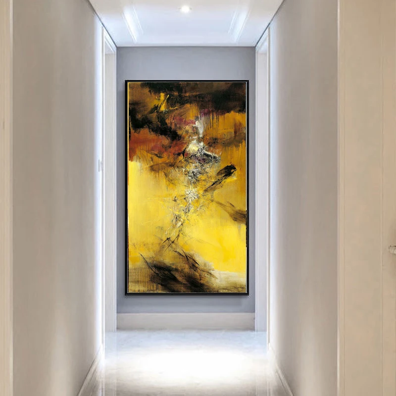 Beautiful Wall Hanging Abstract Artwork Canvas Framed Photo Picture