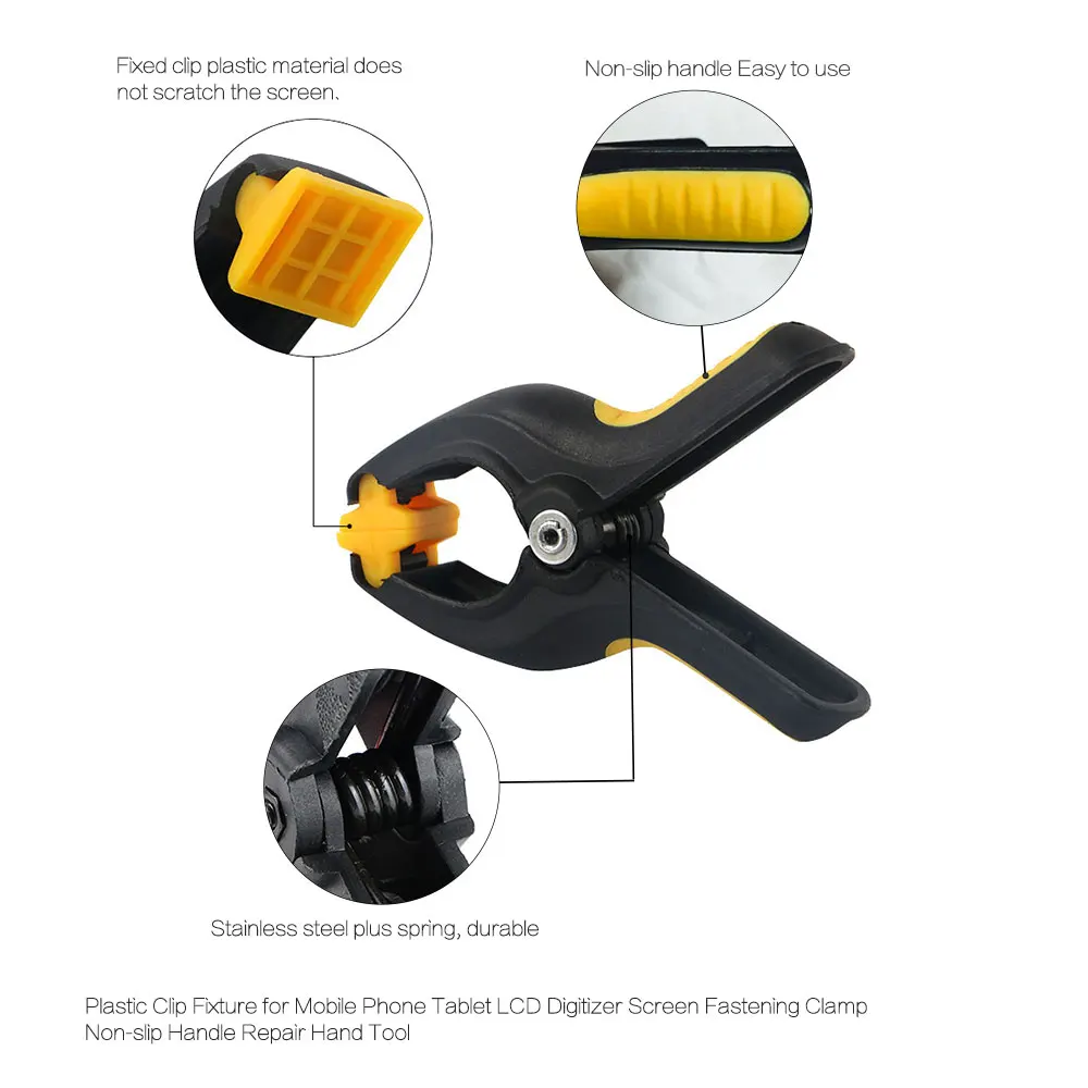 BEST Hot Sale Plastic Clip Fixture LCD Screen Fastening Clamp For Iphone Samsung iPad Tablet Cell Phone Repair Tool Kit