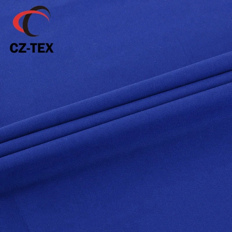 vat dye woven t/c twill 65/35 workwear coverall pants fabric ready goods