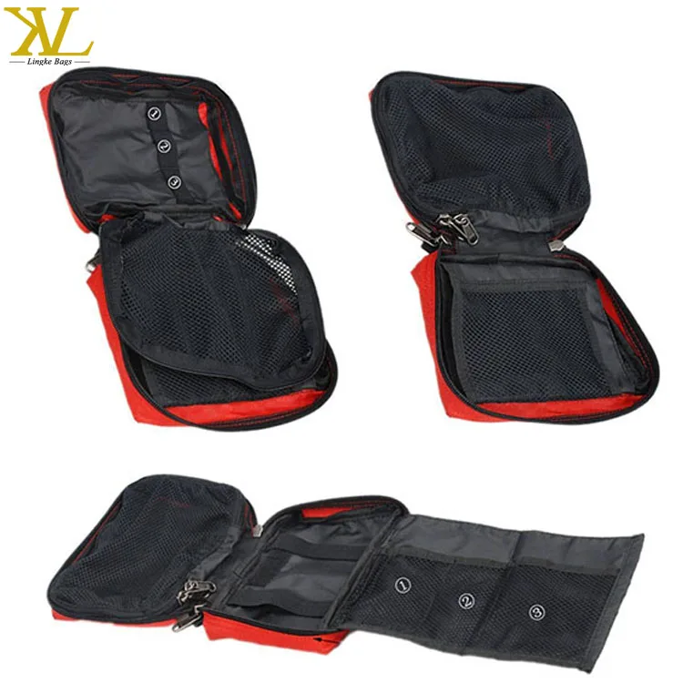 
Medical Travel Waist Bag, Outdoor Camping Sport Medical Emergency Mini First Aid Kit 