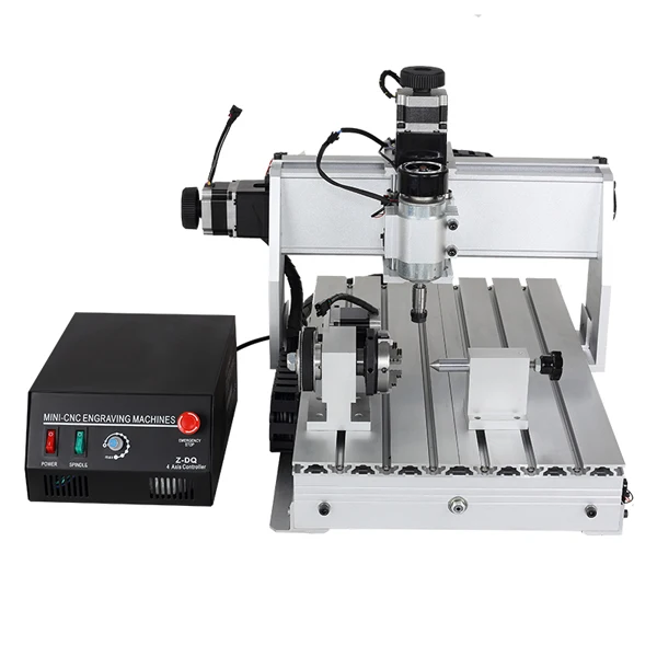 500W 4 axis 3040 Mini cnc milling drilling engraving router machine