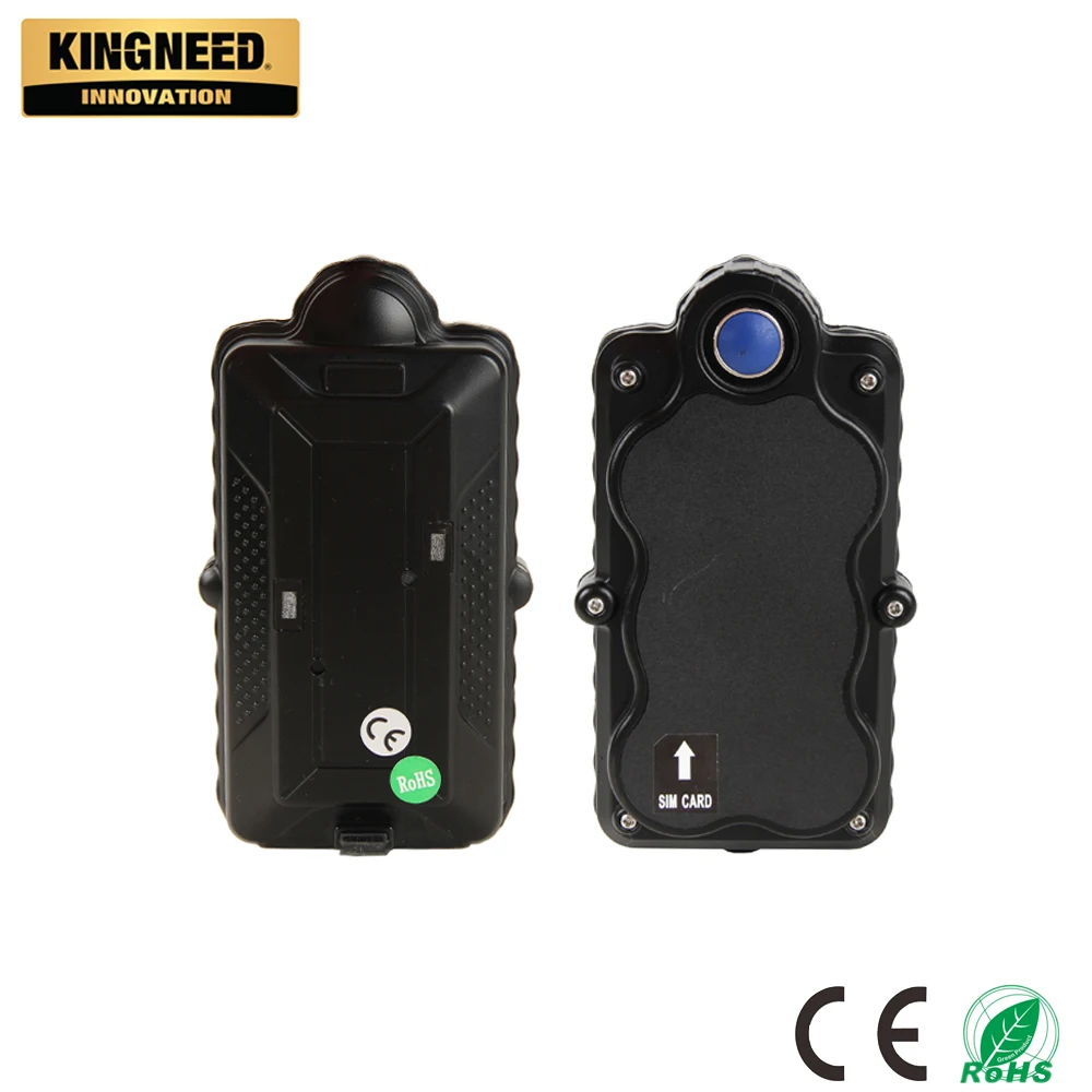 Kingneed TK05 Gps Tracker with Free App and Platform Software for Car Vehicle Container Black Mini Gps Locator 12 Months,1 Year