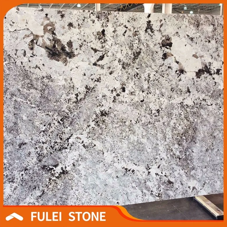 Supreme cheap brazil exotic alaska white spring granite slabs for sale