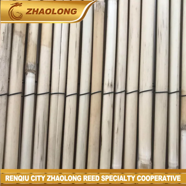 
Factory directly 8-10 mm PE iron wire reed fence bamboo panel 