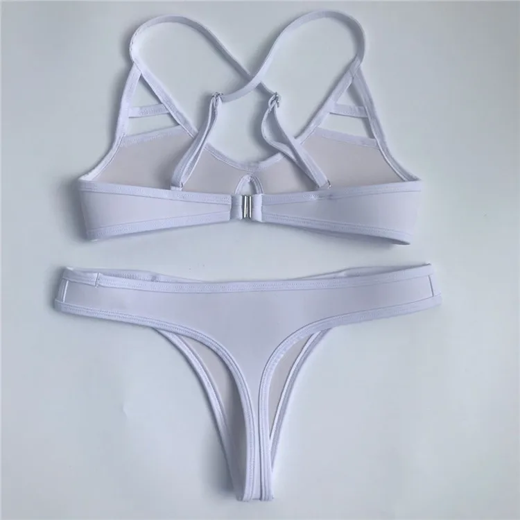 Cikini Neoprene Swimwear Women New Summer Sexy Thong Beach Bikini Swimsuit Wholesale Bathing Suits