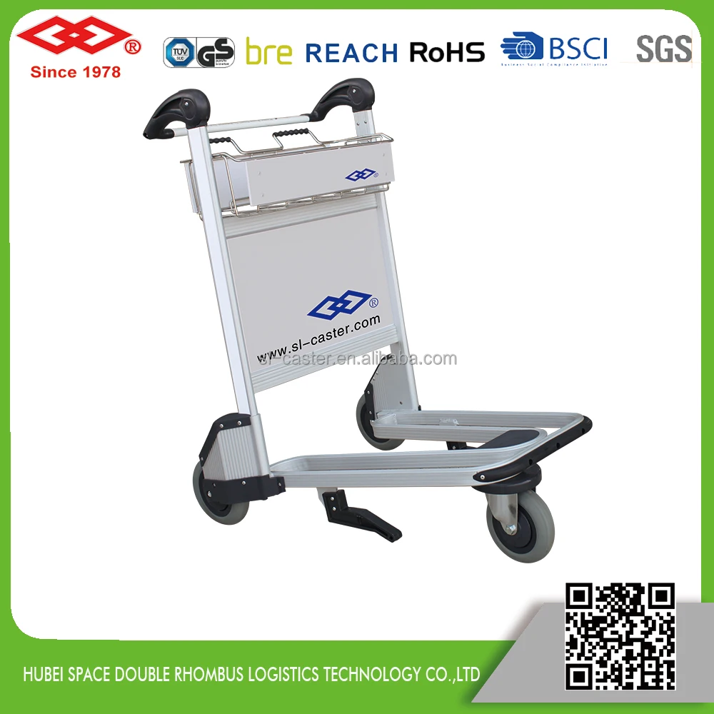 Self-adjusting Alumium alloy airport side trolley