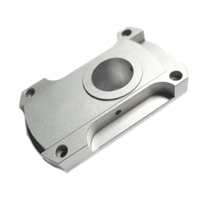 cnc milled machined record player tonearm aluminum sliding base with silver anodizing