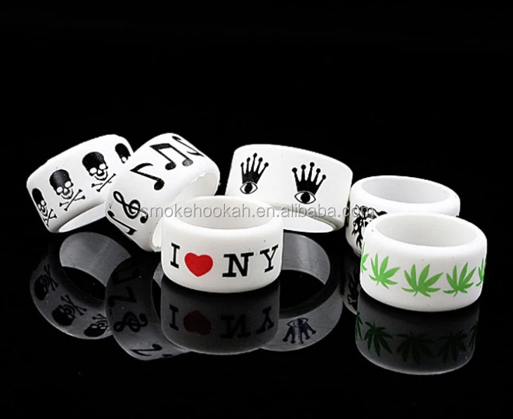 Hot Selling Custom best Silicone Ring Vape Band / silicone vape band mix colors / box mod vape band with OEM logo